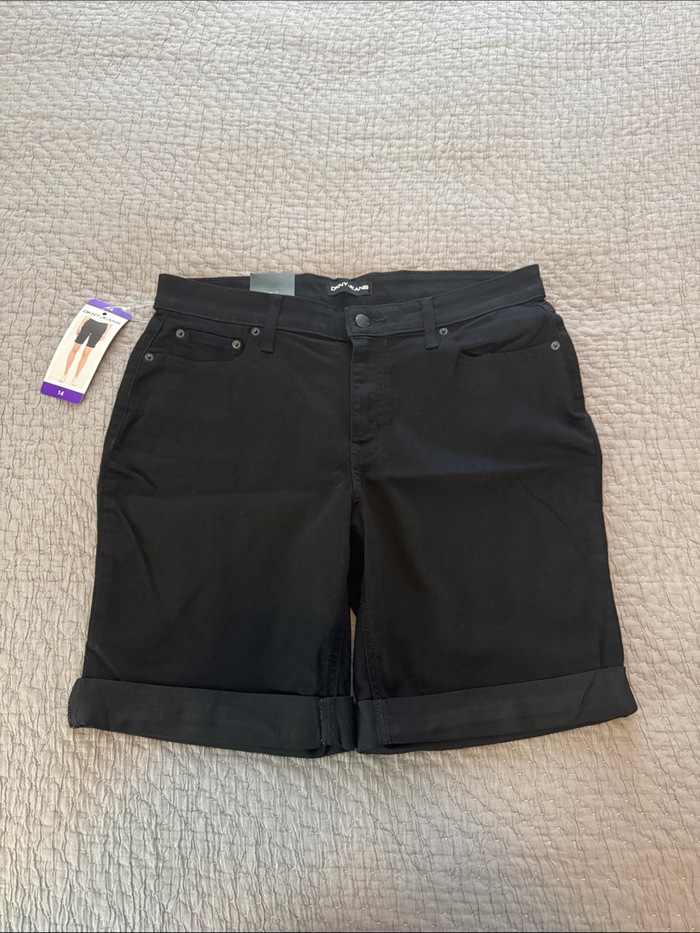 DKNY Rolled Stretch Shorts